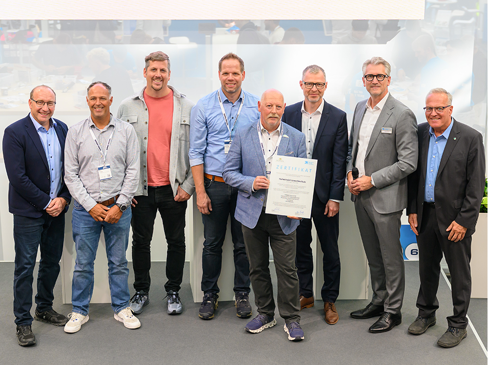 Hohentwiel Gewerbeschule Singen erhält Zertifikat auf der AMB 2026