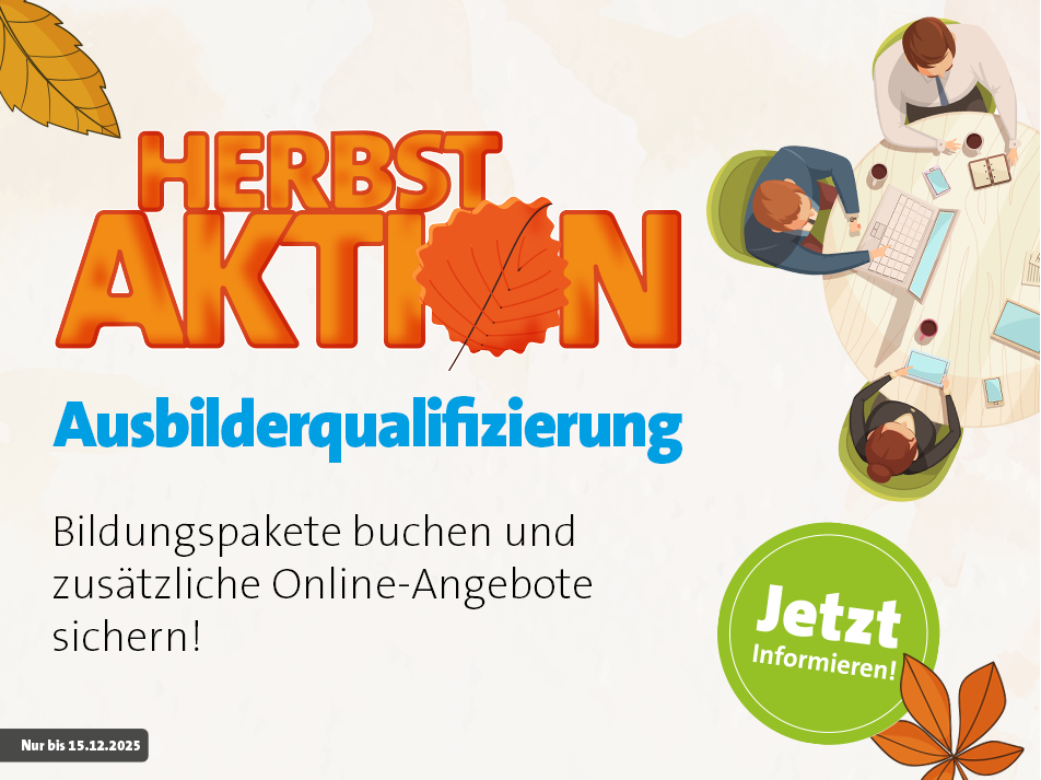 Unsere Herbstaktion: Drei Online-Angebote inklusive!