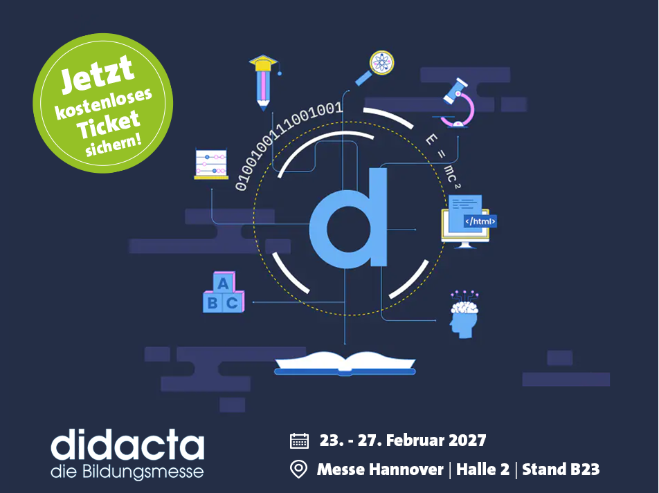 Wir sind dabei: didacta 2027 in Hannover!