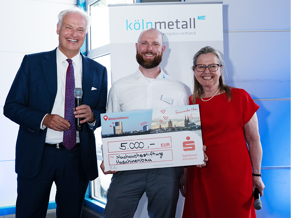 Kölnmetall spendet 5.000 Euro